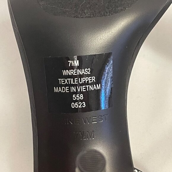 NWT Nine West Women's Rhinestone Embellished Strappy Heels size 7.5 - Picture 4 of 5